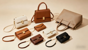 A collection of different types of ladies bags